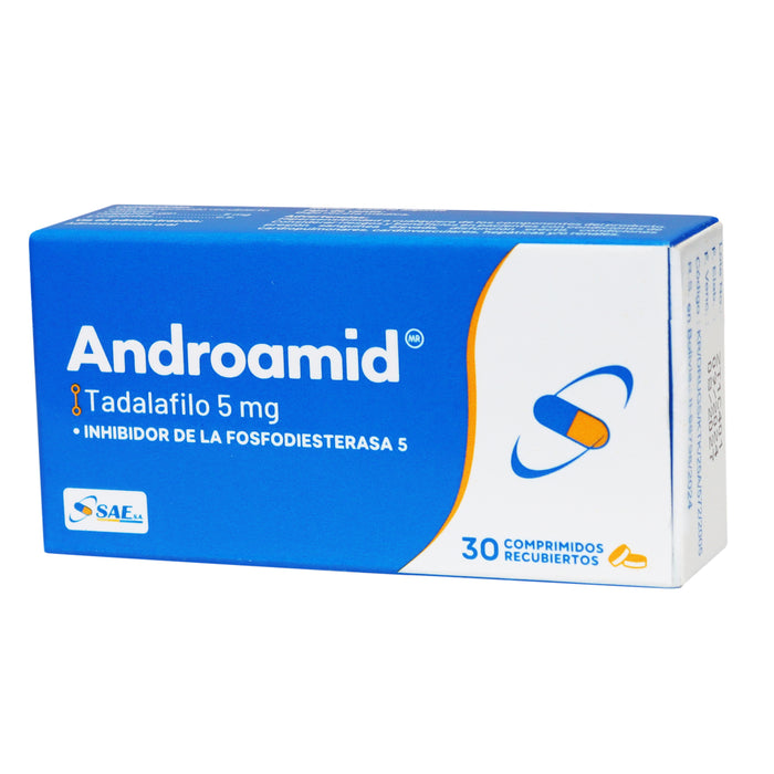 Androamid Tadalafilo 5Mg X Comprimido