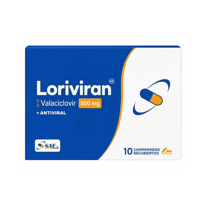 Loriviran 500Mg Valaciclovir X Comprimido