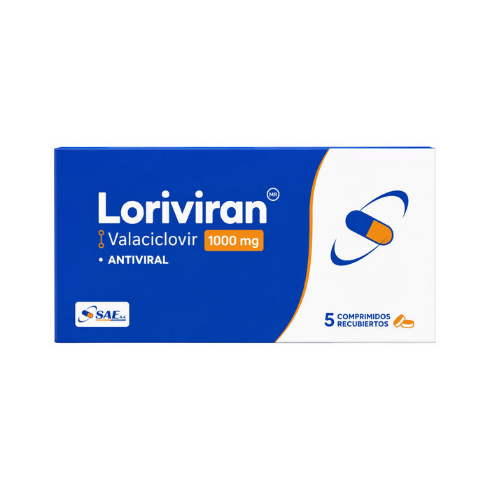 Loriviran 1000Mg Valaciclovir X Comprimido