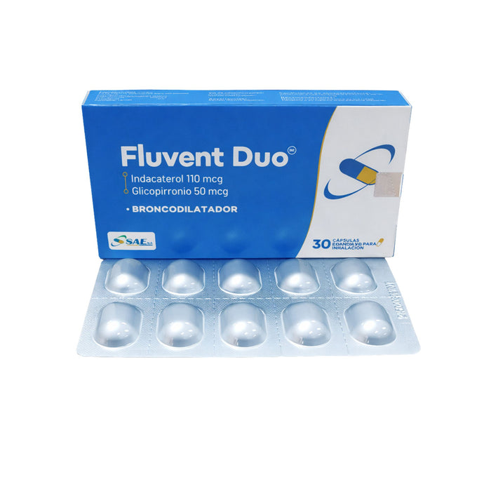 Fluvent Duo Indacaterol Glicopirronio X Capsula