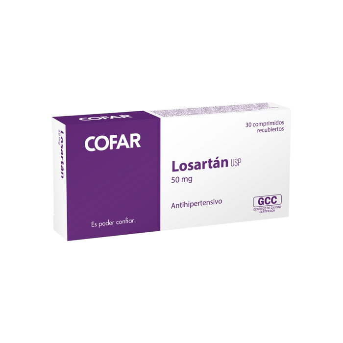 Losartan 50Mg Cofar X Comprimido