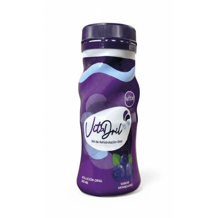 Vitadril 75 Sal Rehidratación Oral Arándano X 200Ml