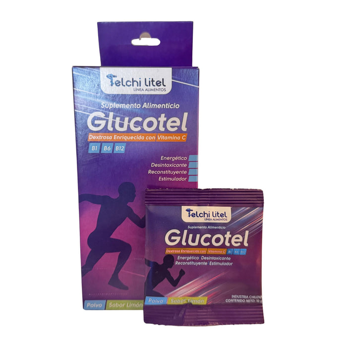Suplemento Alimenticio Glucotel Telchi Sabor Limón X Sobre