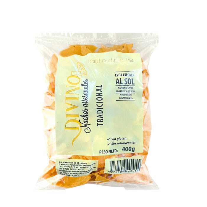 Nachos Artesanal Divino Tradicional X 400G