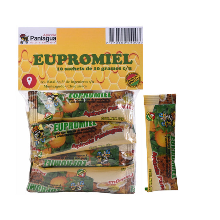 Eupromiel Miel Y Eucalipto Paquete X 10 Unidades