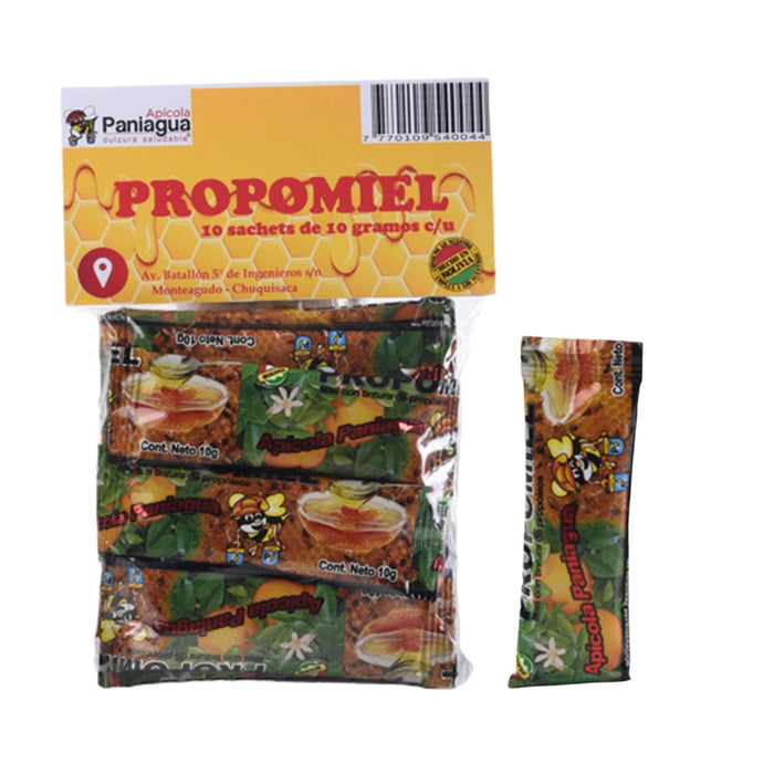 Propomiel Y Propóleo Paquete X 10 Unidades