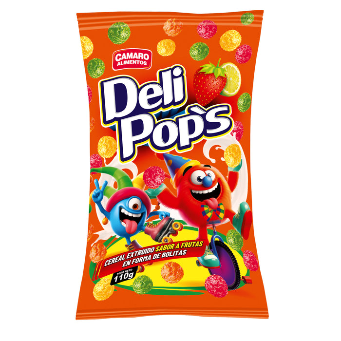 Cereal Deli Pops Frutas En Forma De Bolitas X 110G