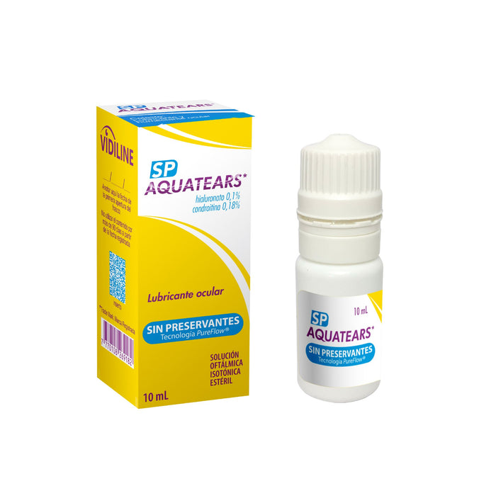 Aquatears Sp Colirio Hialuronato Sodio/Condroitina X 10Ml