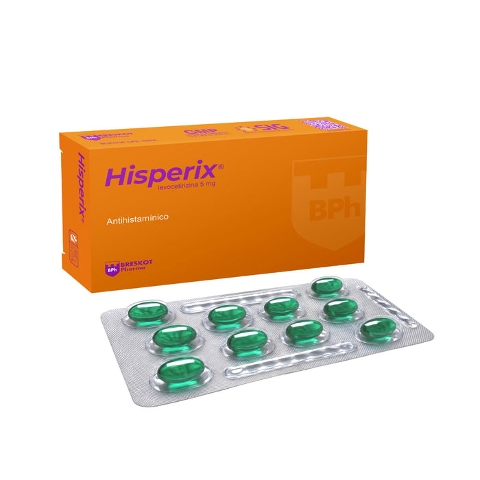 Hisperix 5Mg Levocetirizina X Cápsula