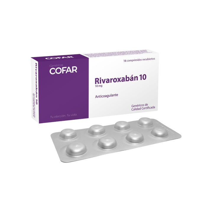 Rivaroxaban 10Mg X Comprimido