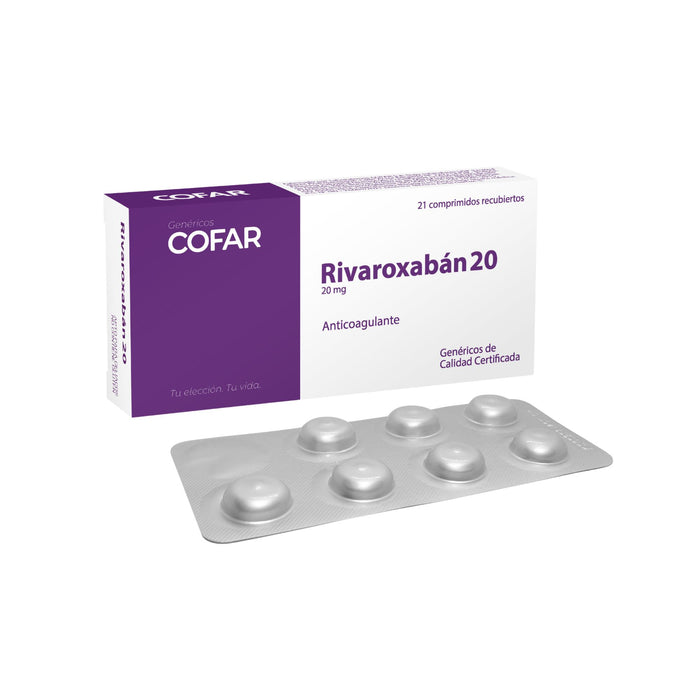 Rivaroxaban 20Mg X Comprimido
