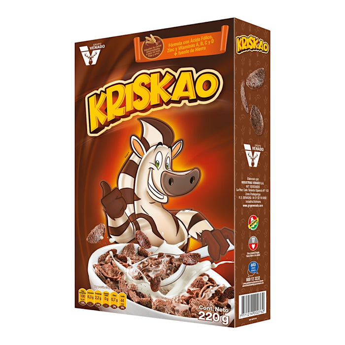 Cereal Kris Kriskao Sabor Chocolate X 220G