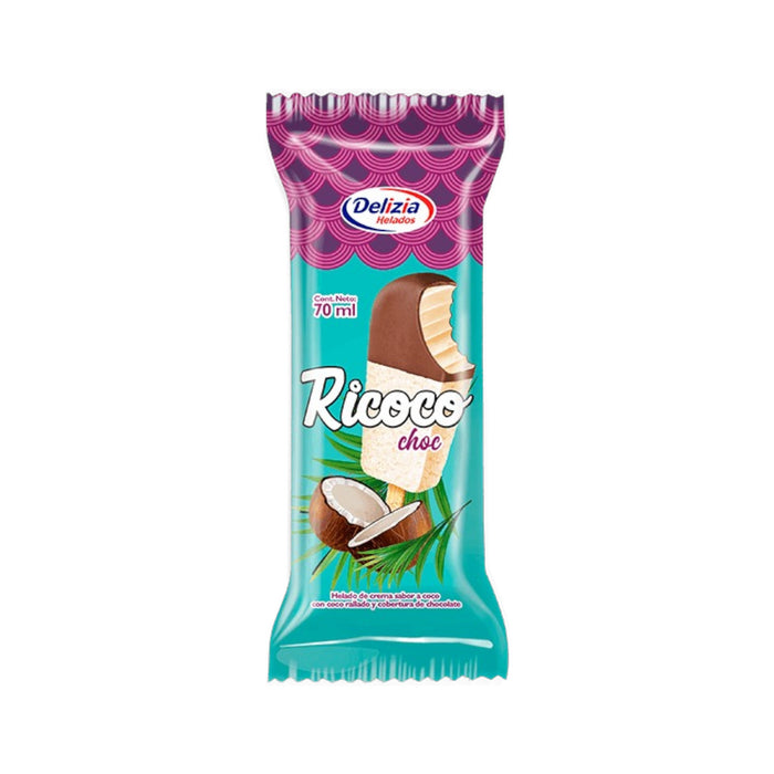 Ricoco Choc Helado Delizia X 70Ml Sabor Coco