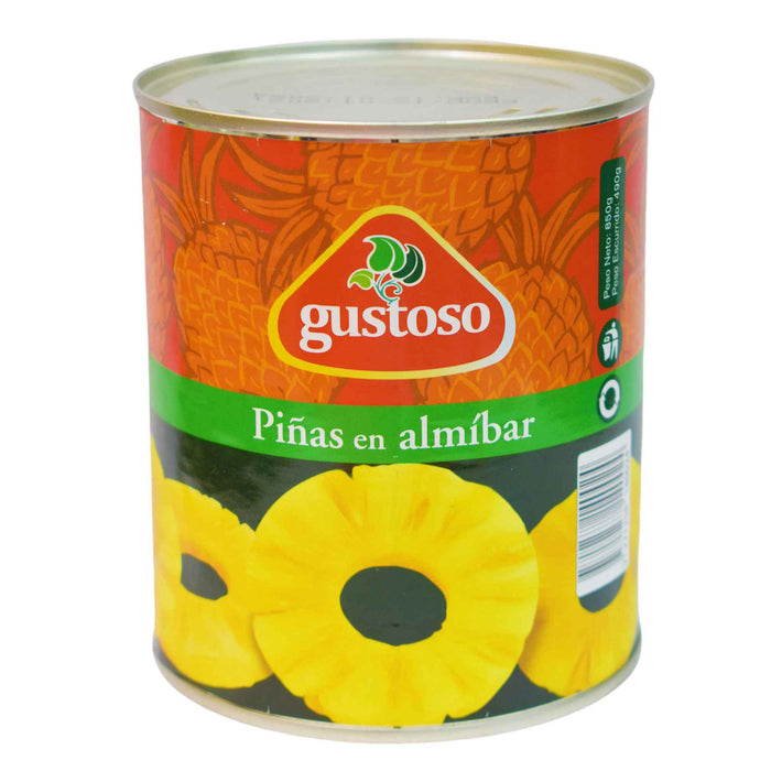 Piñas Gustoso En Almíbar X 820G
