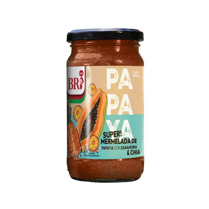 Mermelada Bri Exotic Jams Papaya Zanahoria Y Chia X 435G
