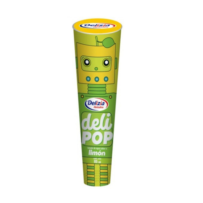 Helado De Agua Deli Pop Sabor Limon X 85Ml