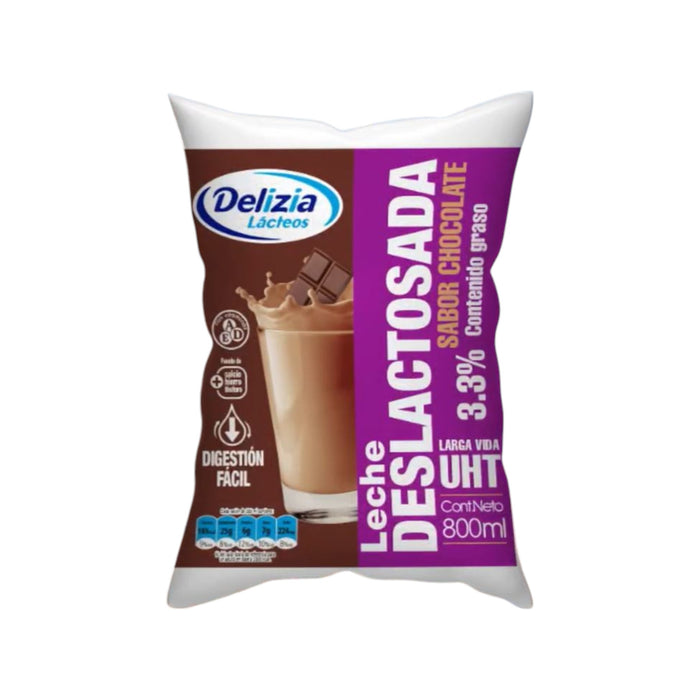Delizia Leche Deslactosada Con Chocolate X 800Ml