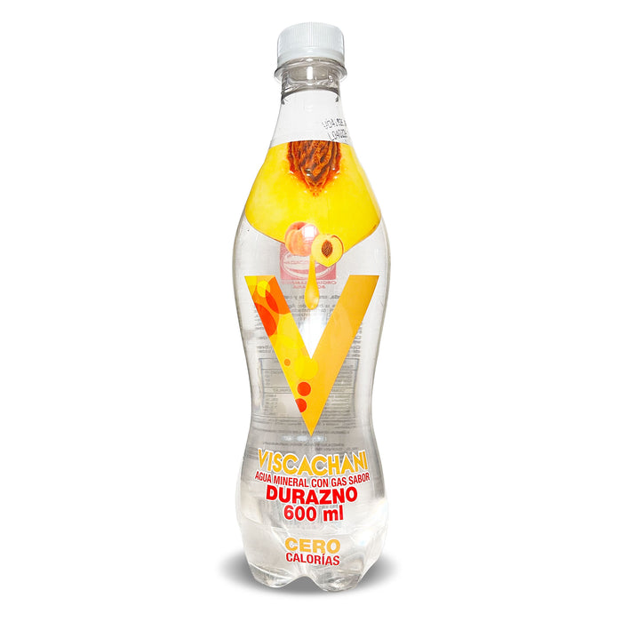 Agua Mineral Con Gas Viscachani Durazno X 600Ml