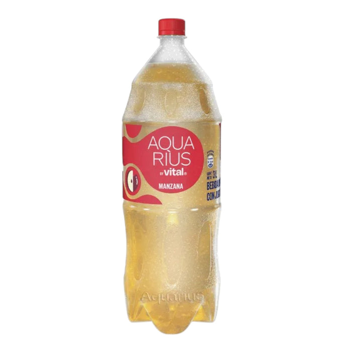 Aquarius Con Jugo De Manzana X 3L