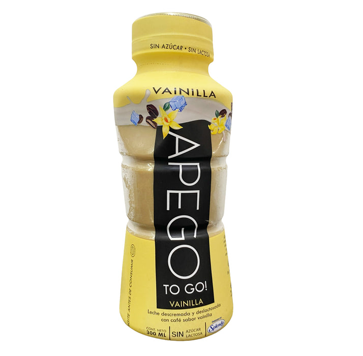 Café Con Leche Apego To Go Sabor Vainilla Sin Azúcar X 300Ml