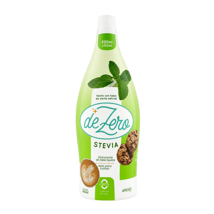 De Zero Stevia Edulcorante De Mesa X 600Ml