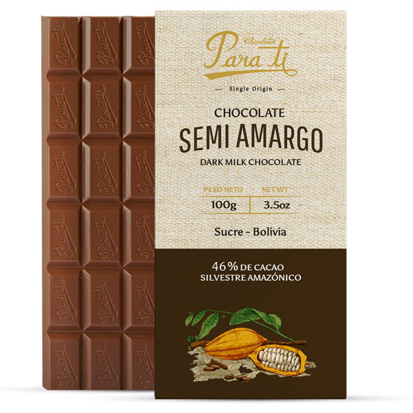 Para Ti Chocolate Semi Amargo X 100g