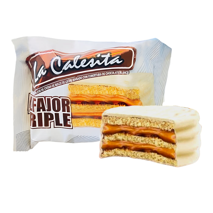 Alfajor Triple La Calesita Choclate Blanco X 56g