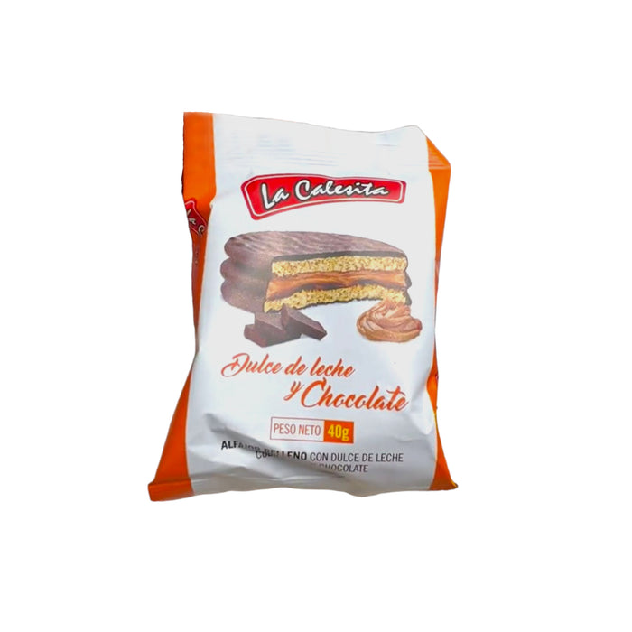 Alfajor La Calesita Dulce De Leche Con Chocolate X 40g