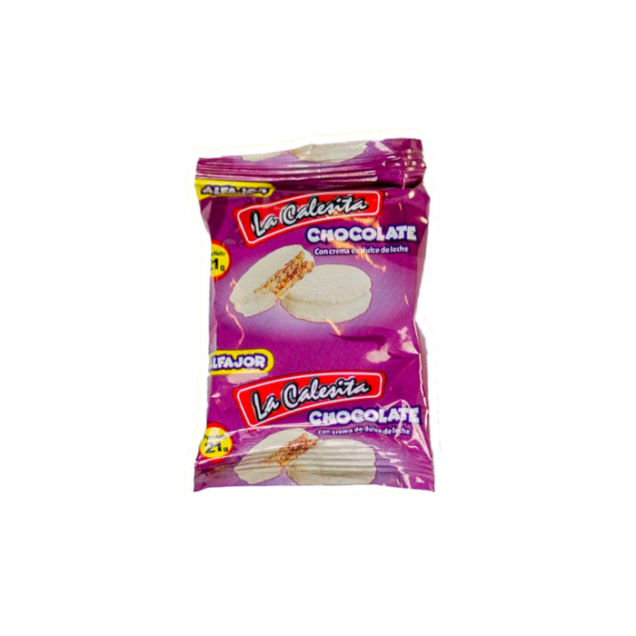 Alfajor Chocolate Blanco La Calesita X 21g
