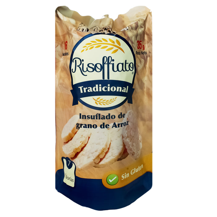Insuflado de Grano Risoffiato Tradicional Sin Gluten X 35g