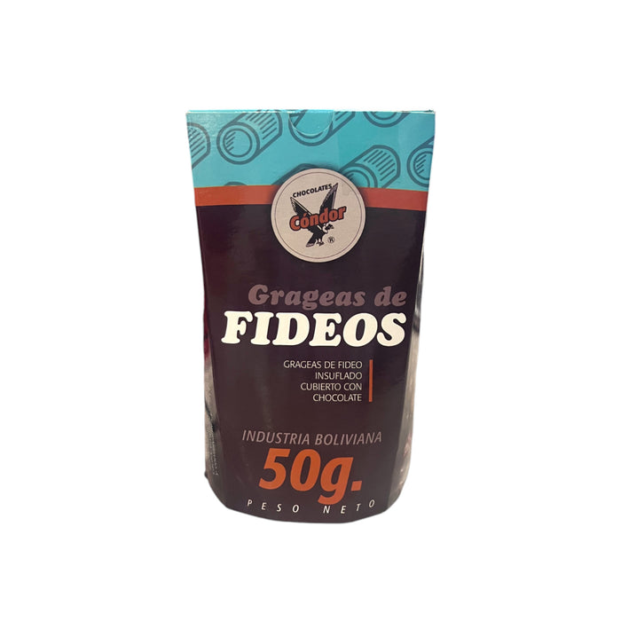 Grageas De Fideos Cubiertas Con Chocolate Condor X 50g