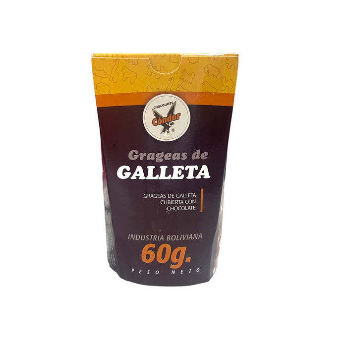 Grageas De Galleta Cubiertas Con Chocolate Condor X 60g