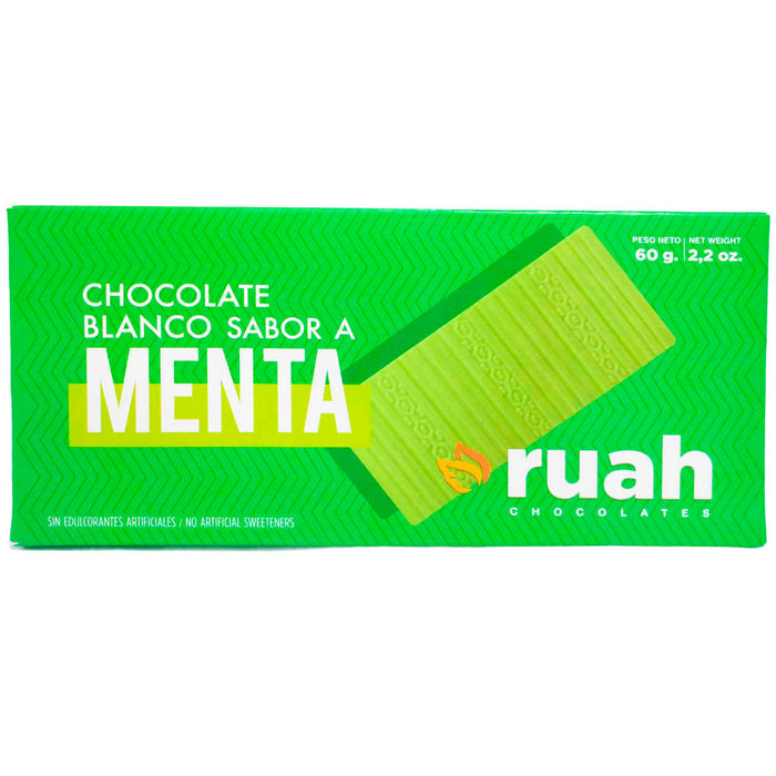Ruat Chocolate Blanco Sabor A Menta X 60g