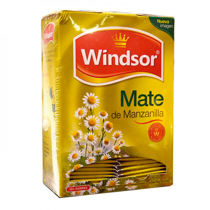 Té Windsor Mate Manzanilla X 100 Unidades