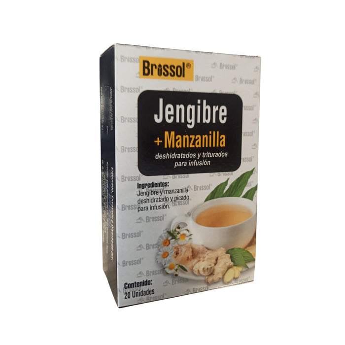 Infusión Brissol de Jengibre y Manzanilla X 20 Sobres