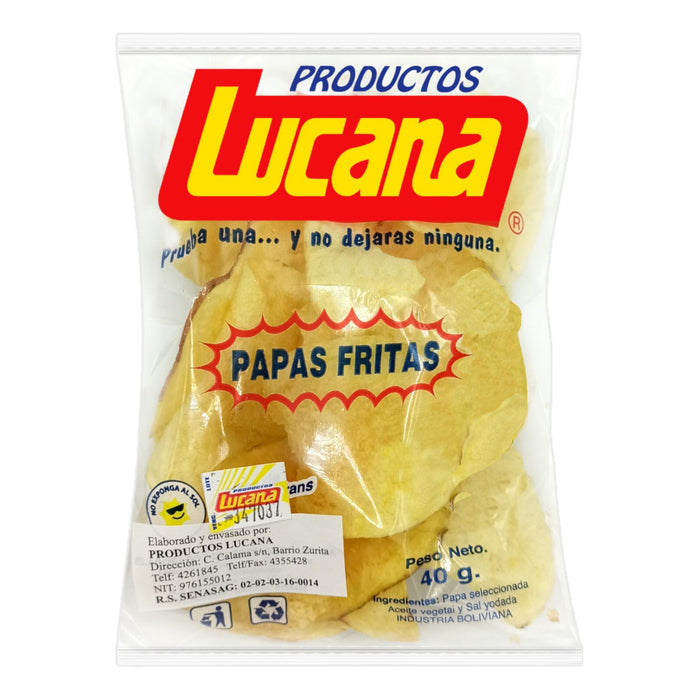 Papas Fritas Lucana Pequeña X 40G