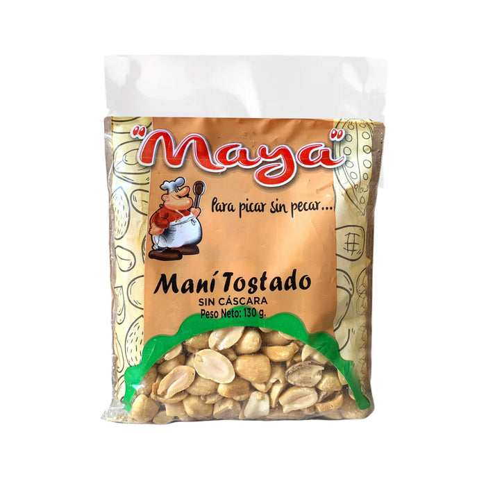Maní Tostado Maya Sin Cascara X 130G