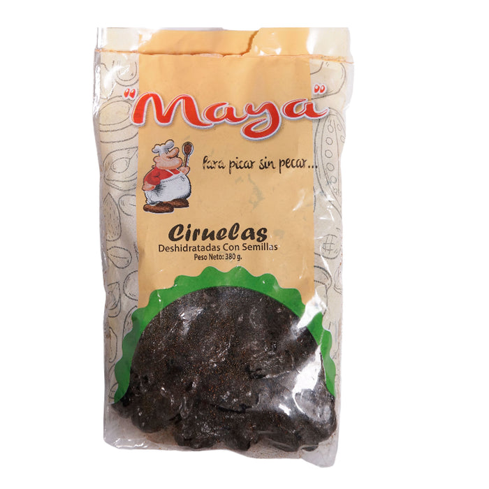 Ciruelas Deshidratadas Maya Con Semillas X 380g