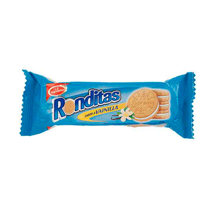 La Suprema Ronditas Galleta Sabor Vainilla X 48g