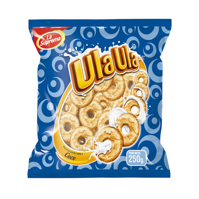 Galletas Ula Ula La Suprema Sabor Coco X 250g