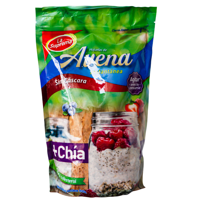 Avena La Suprema con Chía Instantánea Bolsa X 500g