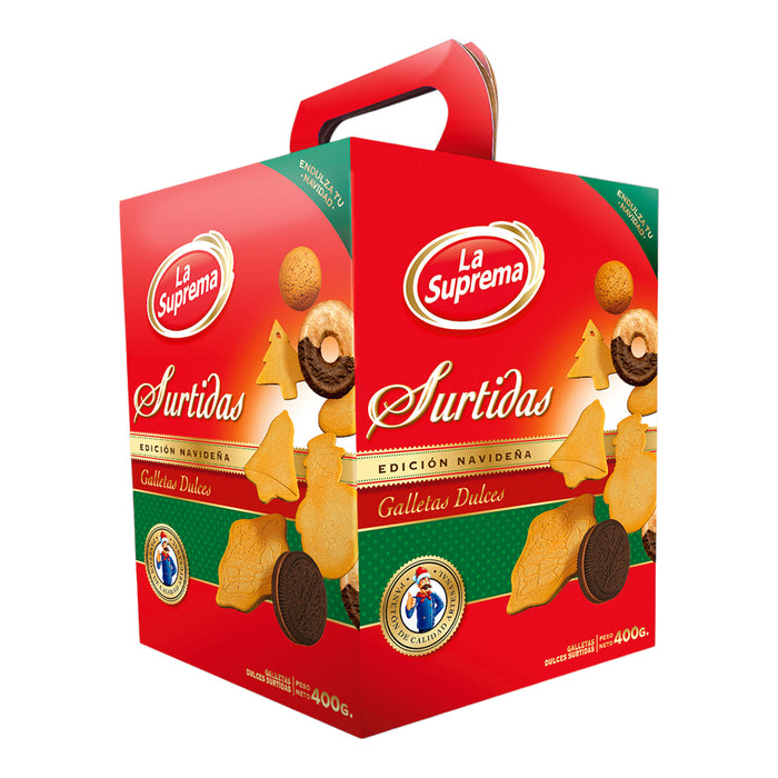 Galletas La Suprema Dulces Surtidas Navideña X 400g