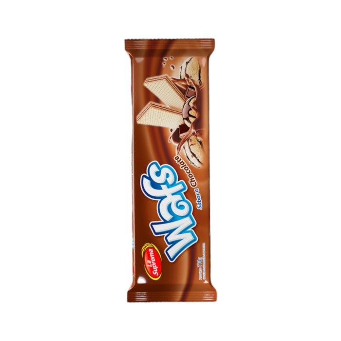 Galleta Wafs Oblea Rellena Chocolate X 100g