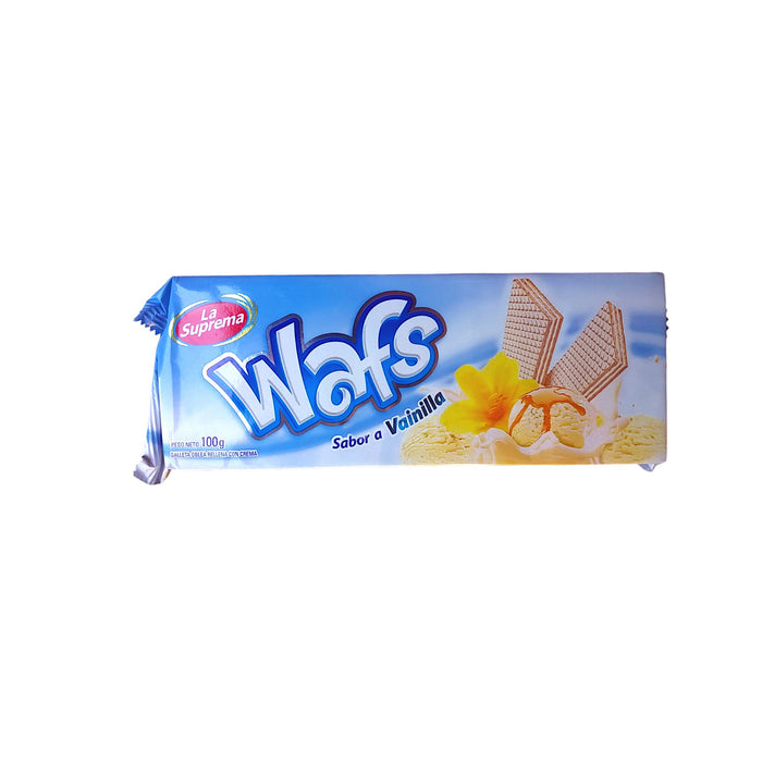 Galleta Wafs Oblea Rellena Vainilla X 100g