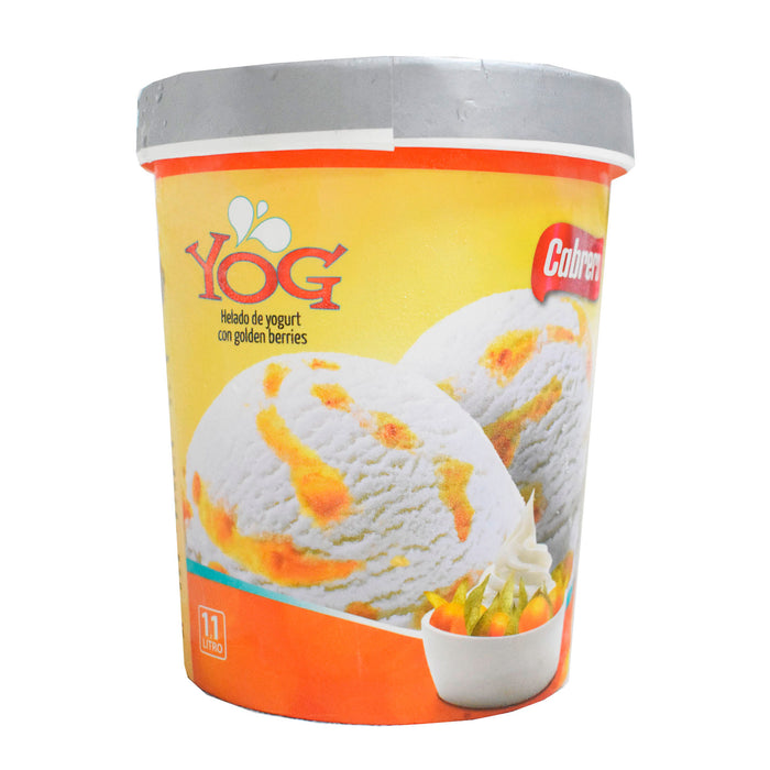 Cabrera Yog Helado Golden Berries X 1 L