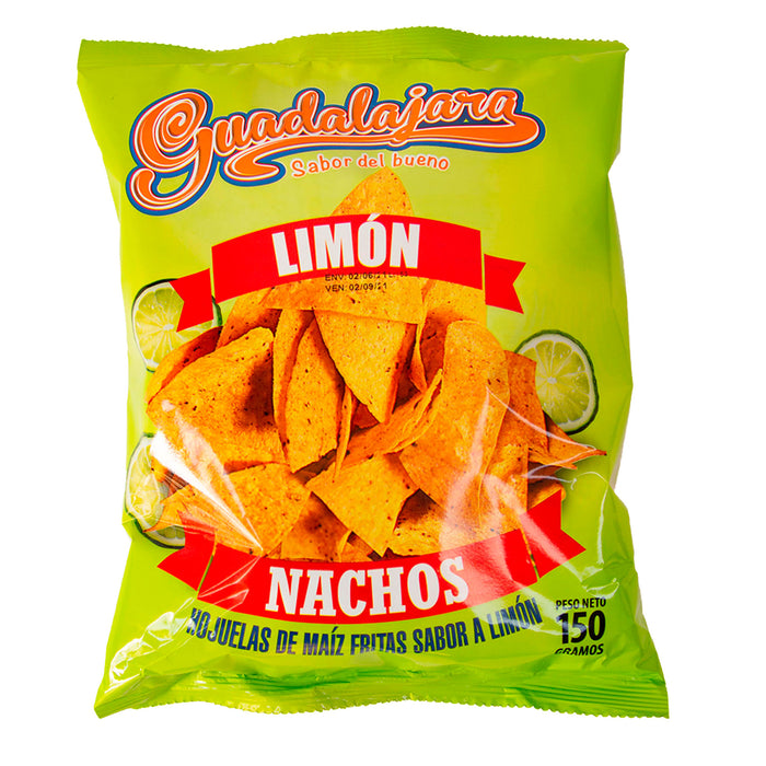 Guadalajara Nachos Sabor A Limón X 150g