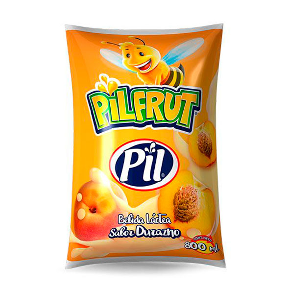 Pilfrut Bolsa Sabor A Durazno X 800ml