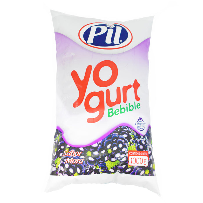 Pil Yogurt Sabor A Mora Bebible Bolsa X 1 L