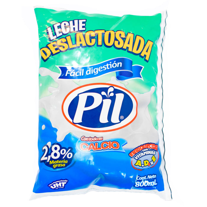 Pil Leche Deslactosada Larga Vida X 800ml