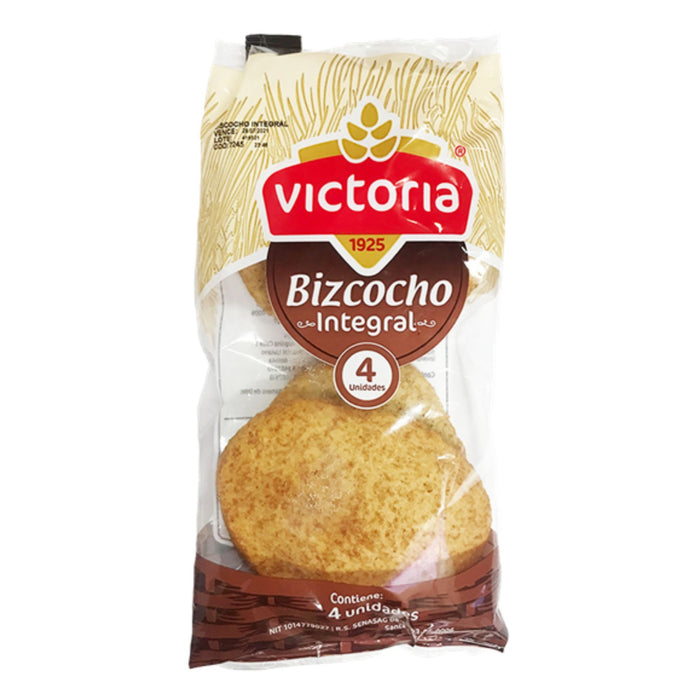 Bizcocho Integral Victoria Bolsa X 4 Unidades